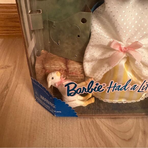 Barbie Had a Little Lamb Doll The Nursery Rhyme Collection  Mattel Barbie‎ Had a Little Lamb Doll Girls OS Blue Nursery Rhyme NEW VINTAGE